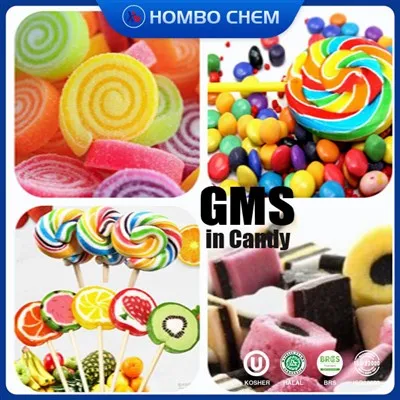 CAS 31566-31-1 GMS glicerīna monostearāts Candy E471